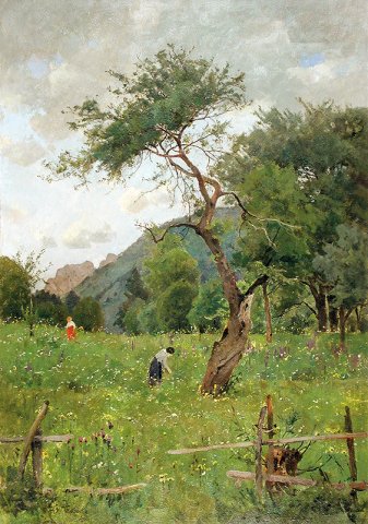 Eduard Zetsche Sommerlandschaft